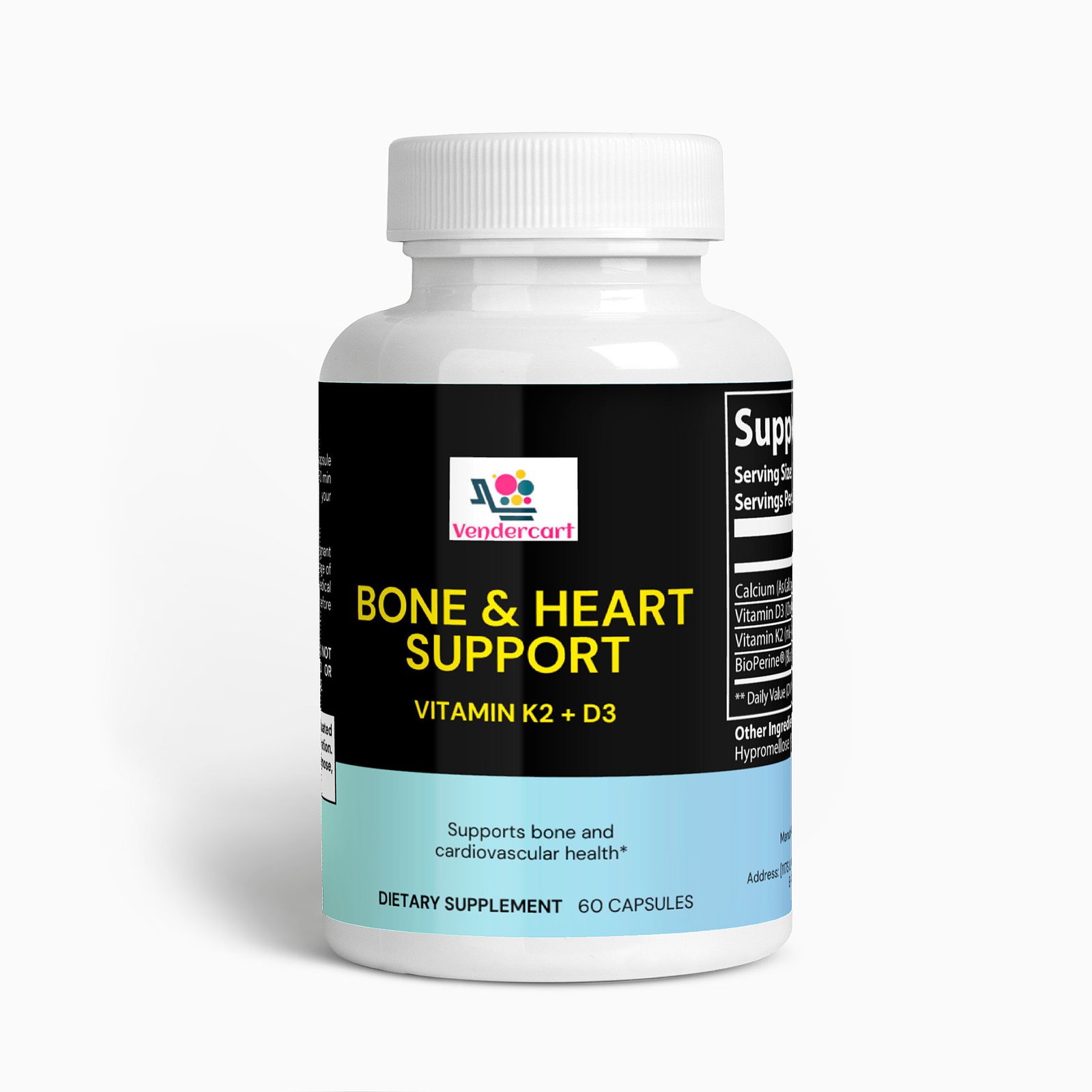 BONE AND HEART SUPPORT WITH VITAMIN K2 AND D3 - Image 3