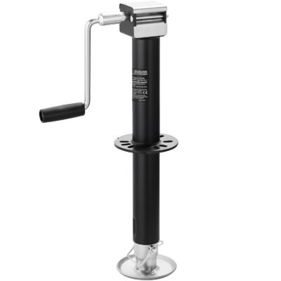 5000 Lbs A-Frame Trailer Jack, 15-Inch Vertical Travel, Trailer Lift Jack With Adjustable 7-Level Drop Leg & Drill Socket, Cordless Drill Compatible, Suitable For RV, Utility, Yacht Trailers