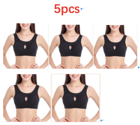 Plus Size Women Bra Ladies Cotton Quake-Proof Underwear Sleep Tops No Buckles Non Wire Lingerie With Removable Padded - Image 15