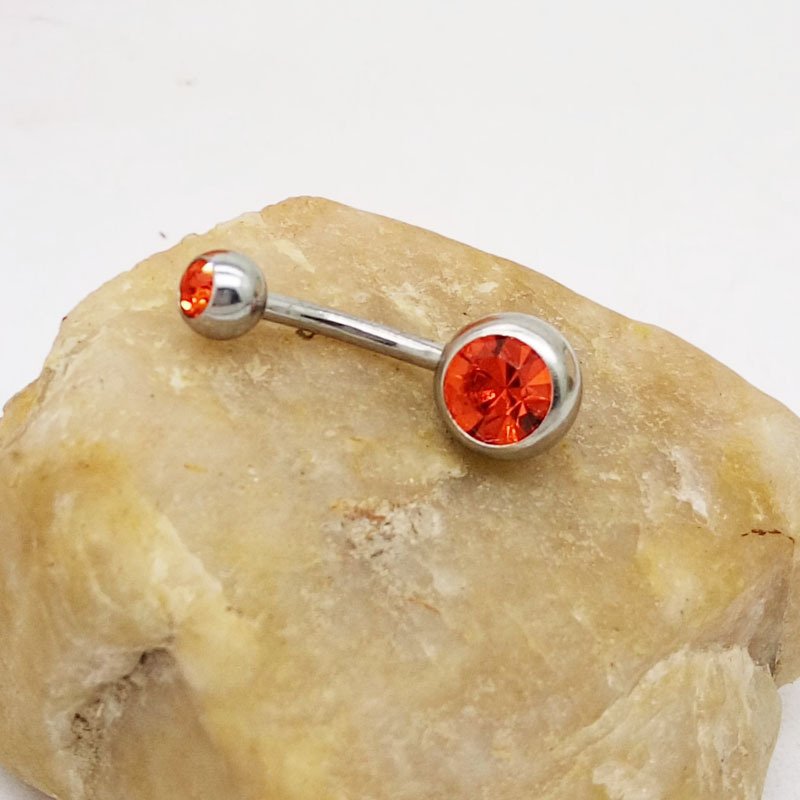 Puncture Hypoallergenic Titanium Steel Navel Buckle Belly Nail - Image 2