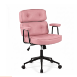 Ergonomic Home Office Desks And Chairs, Computer Chairs With Lumbar Support, Adjustable Height And Rotating Wheels