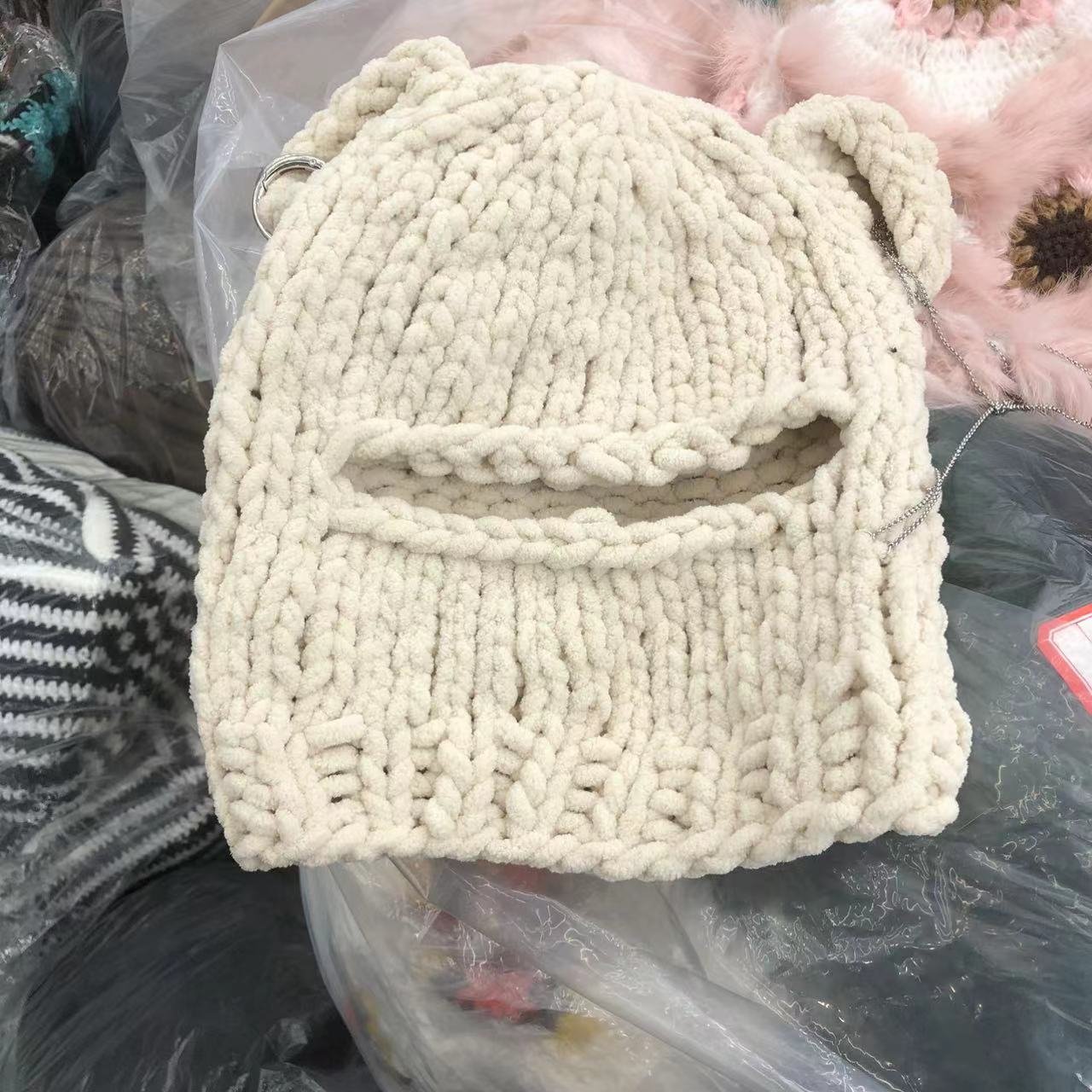 New Bear Ears Knitted Hat - Image 8