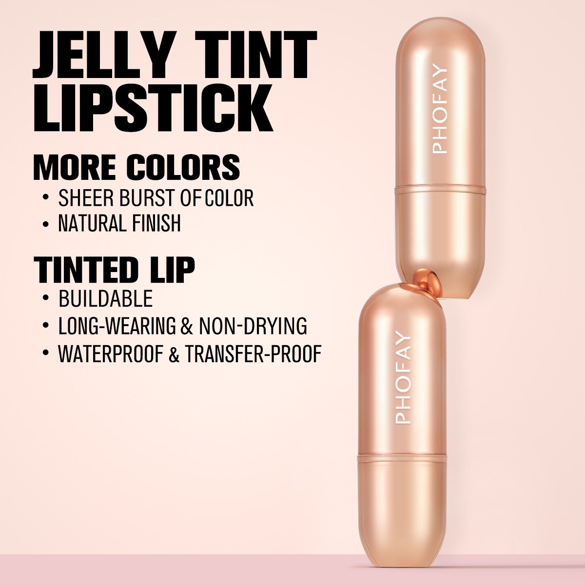 PHOFAY Moisturizing Jelly Warm Lipstick - Image 5