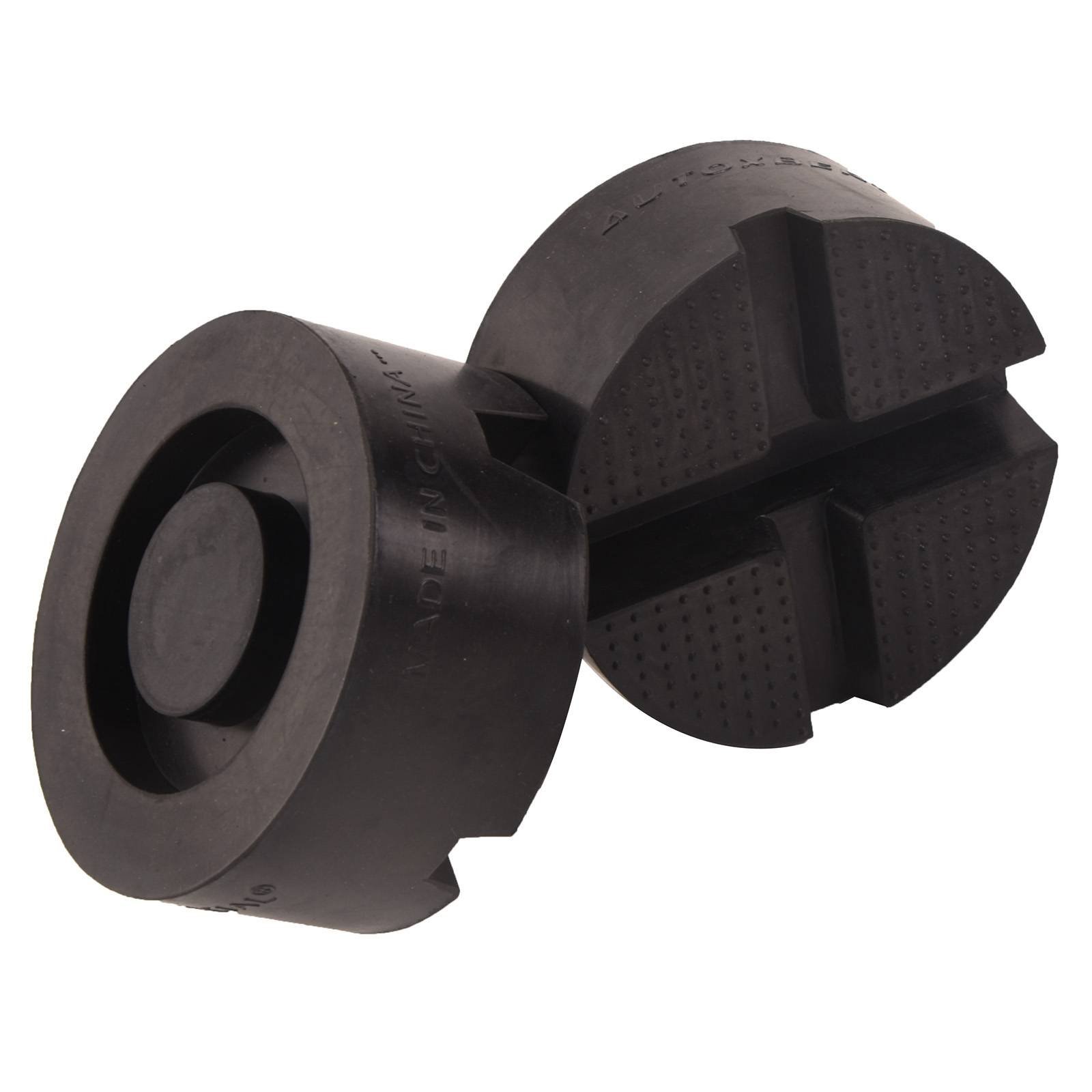 2PCS Universal Car Rubber Cross Slotted Jack Pad Adapter Guard Rail Floor - Image 7