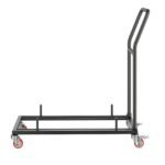 Folding Chair Rack Cart For 25 Chairs Of 300 LBS L-shape Horizontal