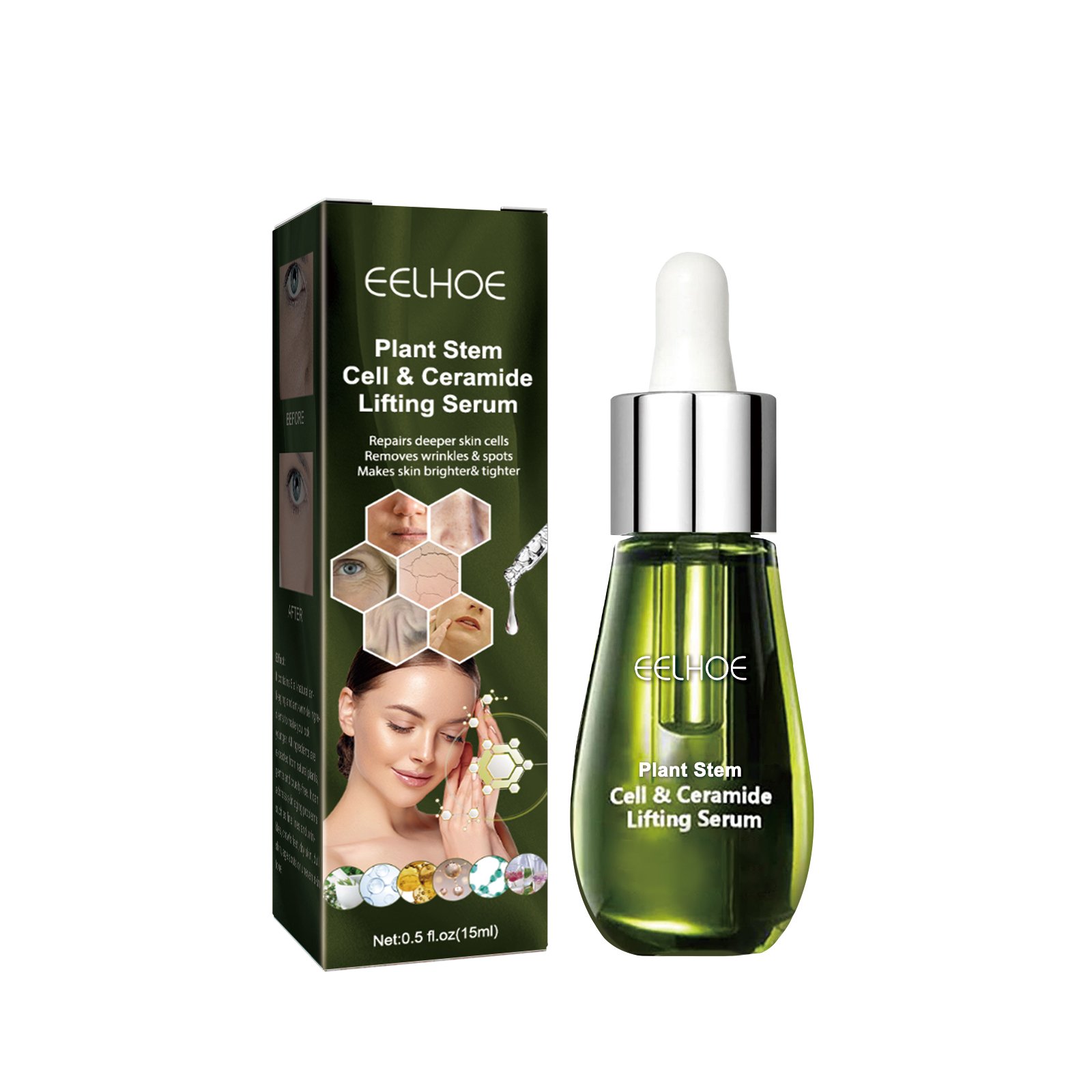 EELHOE Ceramide Firming Essence For Deep Curing, Moisturizing, Firming And Smoothing Wrinkles - Image 2