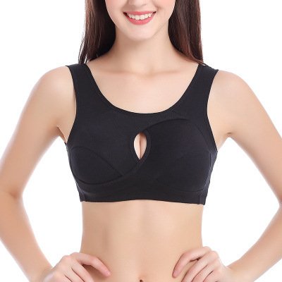 Plus Size Women Bra Ladies Cotton Quake-Proof Underwear Sleep Tops No Buckles Non Wire Lingerie With Removable Padded - Image 12