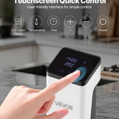 Sous Vide Precision Cooker, 850W Sous-Vide Cooking Machine, Immersion Circulator With LED Digital Display, Secure Clamp Design, Fast-Heating, Accurate Temperature & Timer Control, Sous-Vide