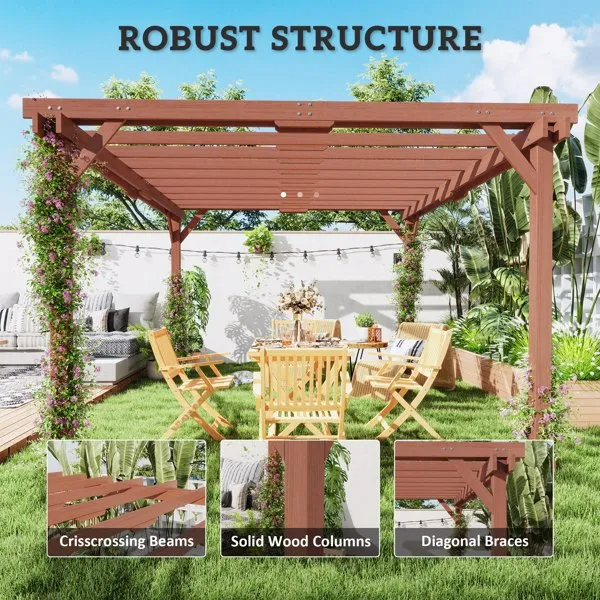 Outdoor Wooden Gazebo - Image 4