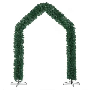 240X40X260cm 1650 Branches PVC Christmas Arch Holiday Arch Decoration Green