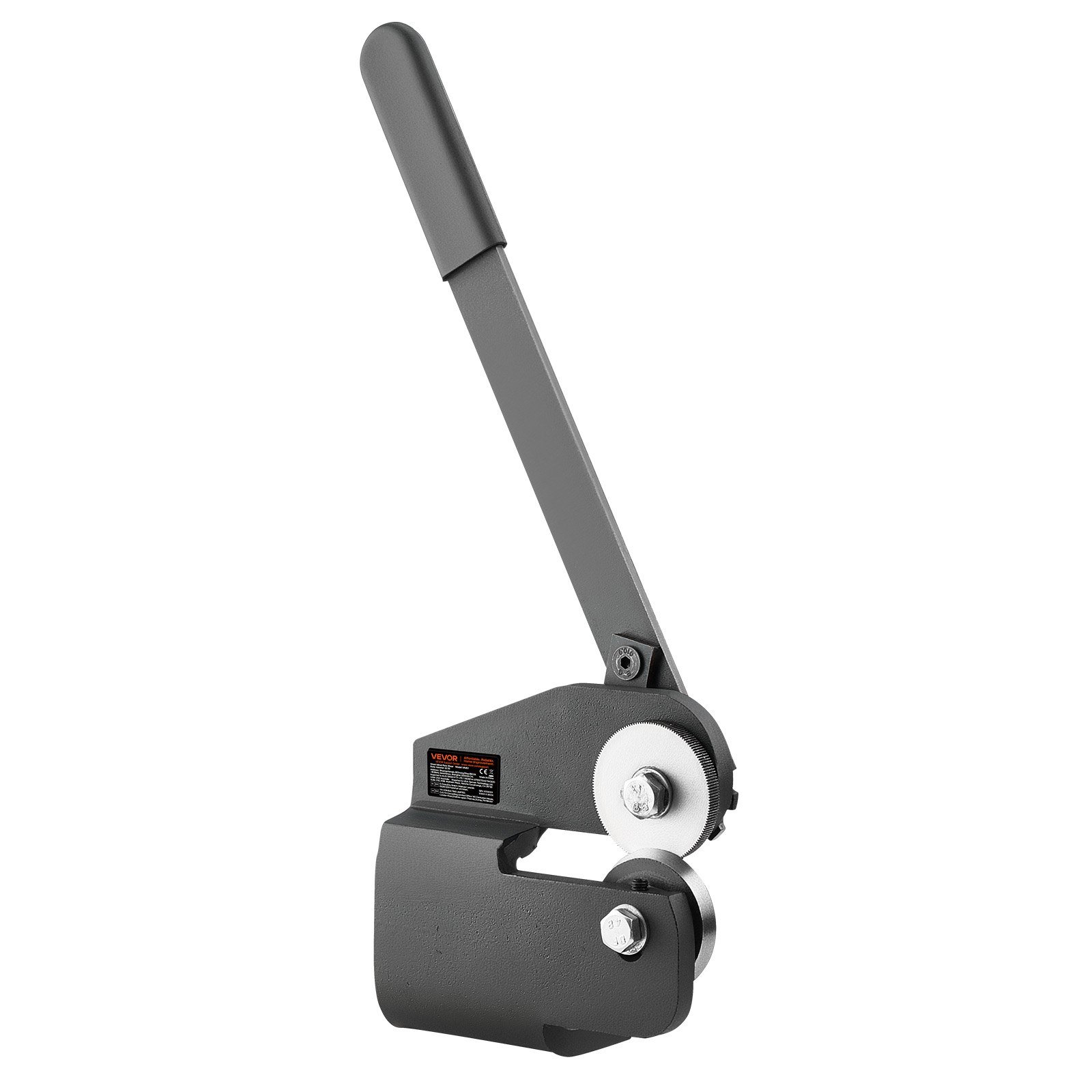 Sheet Metal Shear, Throatless Rotary Hand Shear, 16 Gauge Mild Steel Sheet Cutter With 0.06 In Capacity, With Solid Construction, Mounting Type, For Cutting Steel, Copper, Rebar, And Aluminum