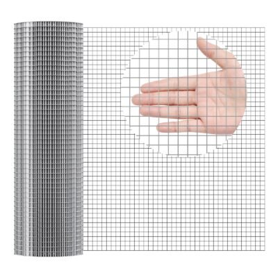 Hardware Cloth, 1'2 Inch 24in X 50 Ft 19 Gauge, Hot Dipped Galvanized Wire Mesh Roll, Chicken Wire Fencing, Wire Mesh For Rabbit Cages, Garden, Small Rodents