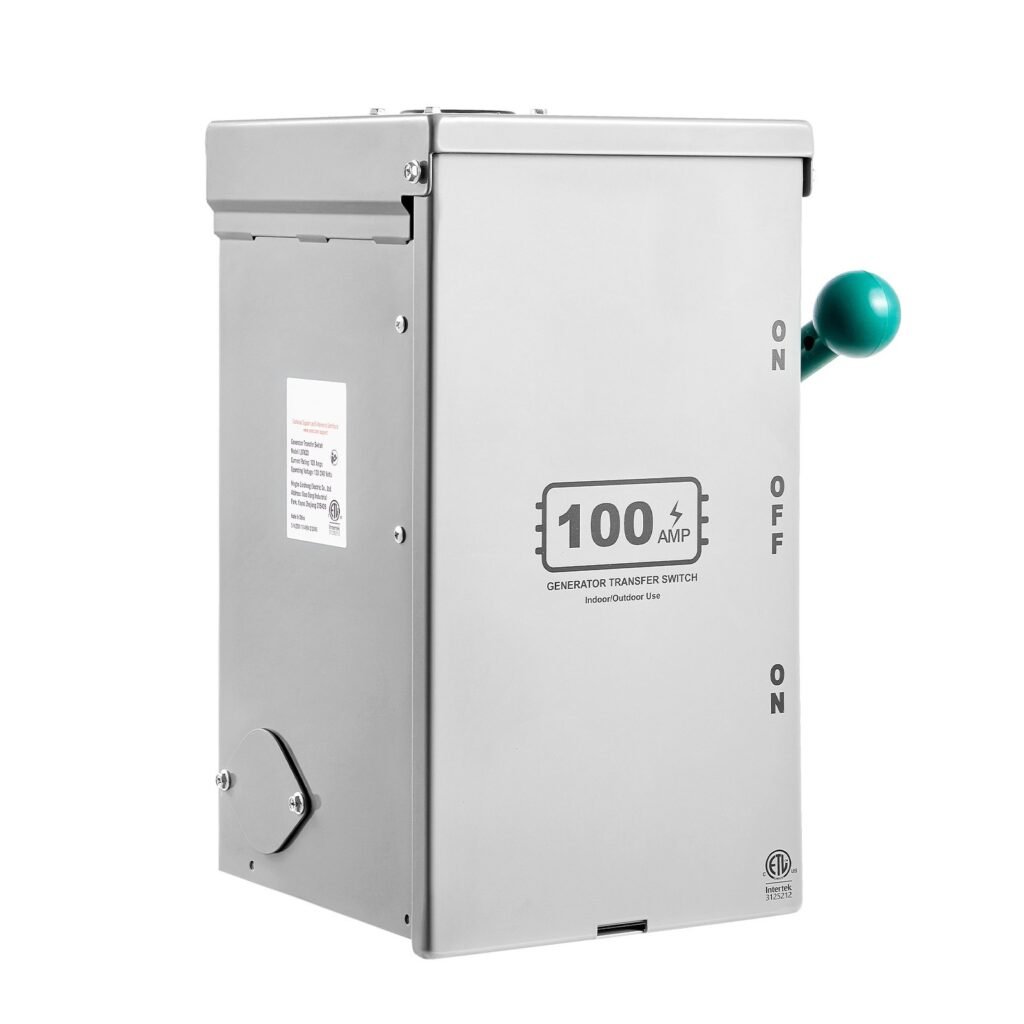 100A Generator Transfer Switch 24000W Manual Transfer Switch 120/240V —