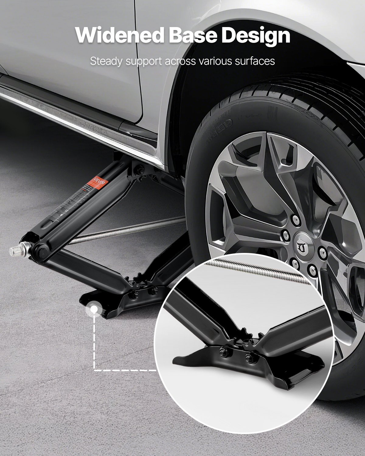 9000 Lbs RV Scissor Jacks, 4-23.4 In RV Stabilizer Leveling Scissor Jacks, Set Of 2, Heavy Duty Stabilizer Jack With Crank Handle, Socket And Bubble Levels, Not Easily Bent Or Deformed - Image 5