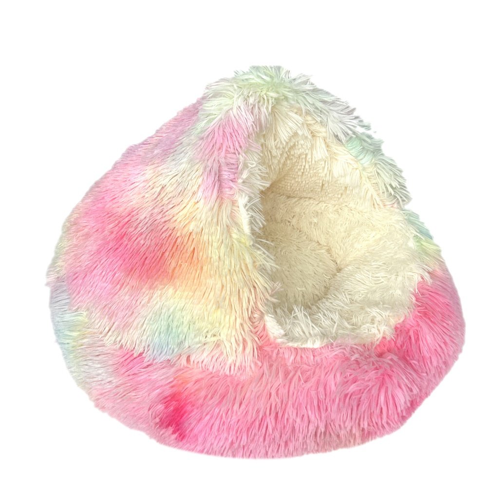 Pet Cat Bed Semi Enclosed Dog House - Image 13