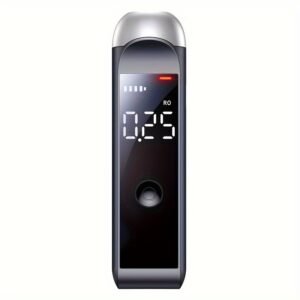 Digital Breath Tester Portable USB Rechargeable Alcohol Detector - Instant Accurate Results No Smartphone Needed, Durable Personal Use