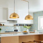 41  Industrial Modern Copper Color Double Pendant Light - Adjustable Ceiling Hanging Lamp With Bright Finish For Dining Room, Kitchen, Or Living Room -Stylish And Durable Lighting Fixture  No Bulbs