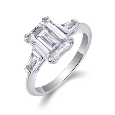 1Starry Sky Mirror - A Fashionable Diamond Jewelry Piece Set With Moissanite S925 Sterling Silver And Platinum Diamond Ring Prohibit Tk Sales