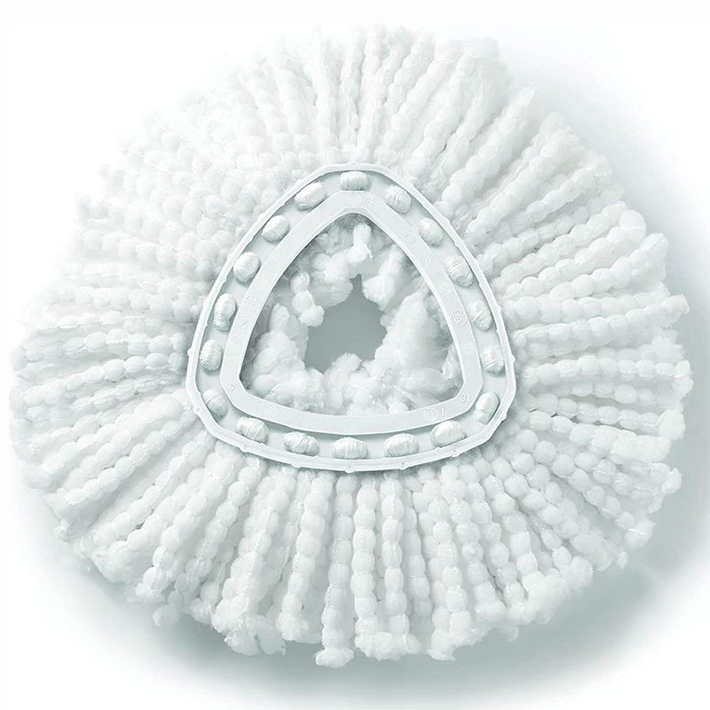Triangle Plate Revolving Mop Head Fiber Replacement Cotton Waste - Image 11
