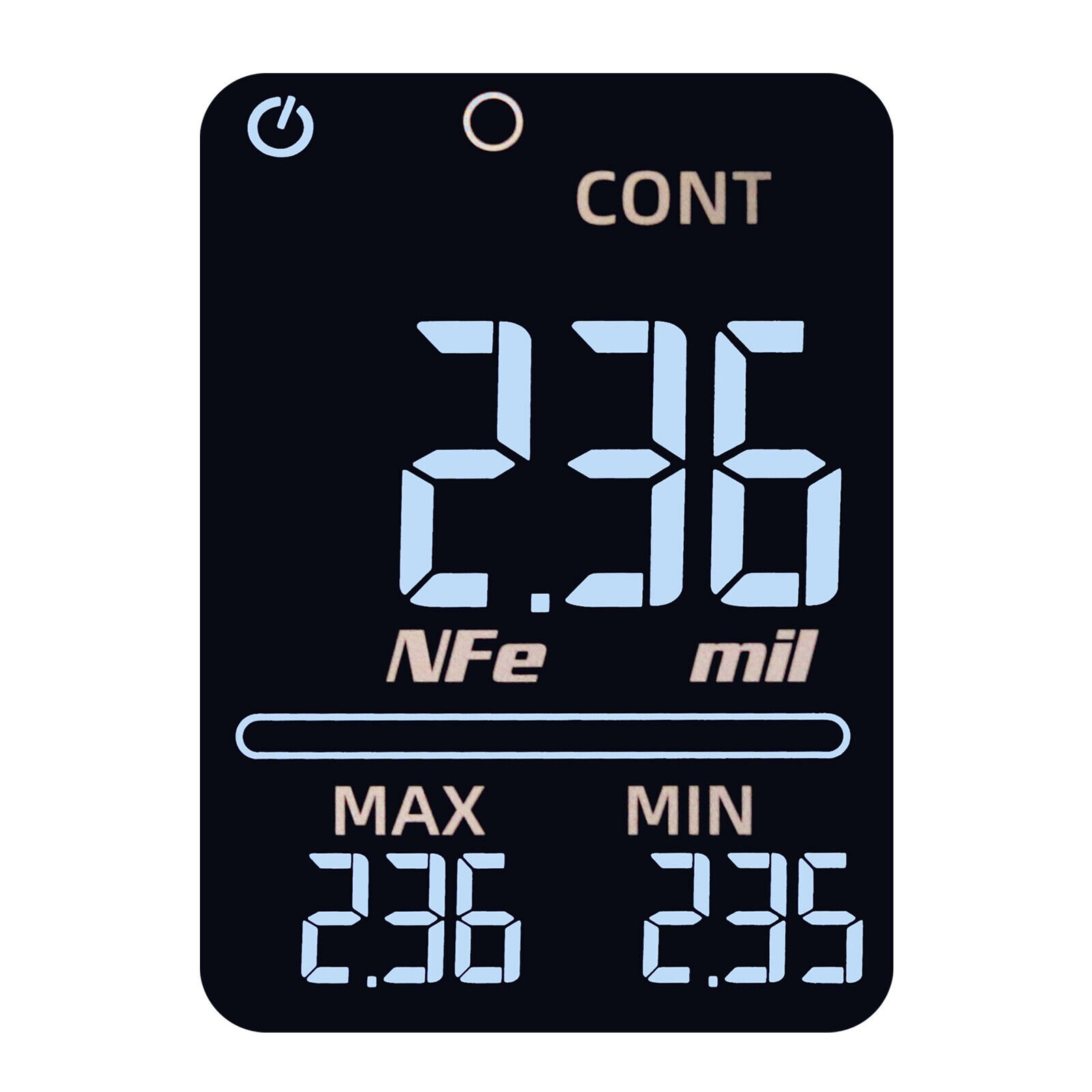 LCD Digital Thickness Gauge Car Coating Paint Film Depth Tester Fe NFe Probe - Image 4