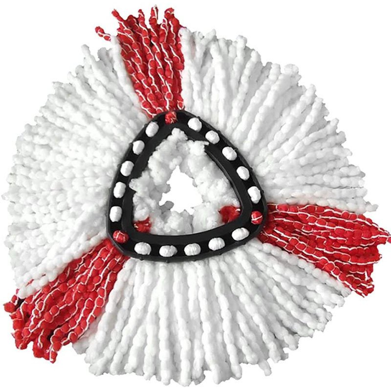 Triangle Plate Revolving Mop Head Fiber Replacement Cotton Waste - Image 8