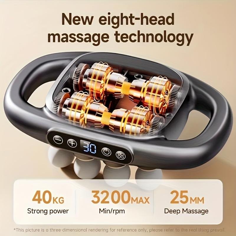 Mini, Lightweight, Rechargeable Massage Gun, Muscle Relaxer, Daily Recovery.Self-pickup Only - Image 14