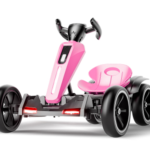 12V Electric Kids Pedal Go Kart, Folder Go Kart, Outdoor Ride On Toy With Adjustable Seat, 4 Non-Slip EVA Wheels For Boys And Girls For Age 3-6 Years Old