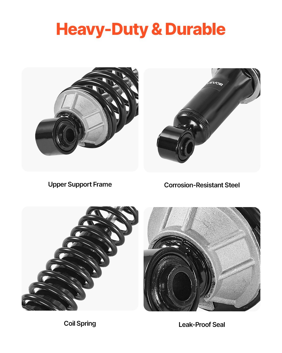 Rear Shock Absorber Strut Assembly, 2Pcs Shock And Strut Assembly With Coil Spring, Fit 2000-2006 Chevrolet Suburban 1500, 2000-2006 Chevrolet Tahoe, 2000-2006 GMC Yukon, Replace For OE 58639 - Image 4