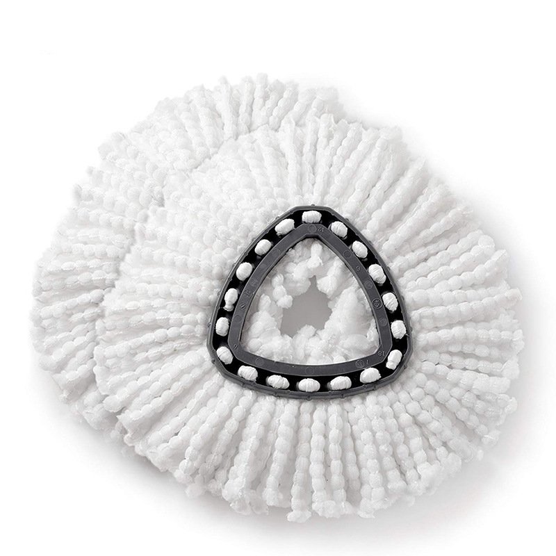 Triangle Plate Revolving Mop Head Fiber Replacement Cotton Waste - Image 3