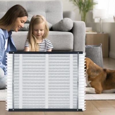 Air Filters MERV 11 Electrostatic Pleated HVAC Furnace Filter 4-Pack 20 X 25 X 4