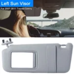 Auto Sun Visor Left Driver Side Car Sun Visor Fits 2007-2011 Toyota Camry Without Sunroof Vanity Light
