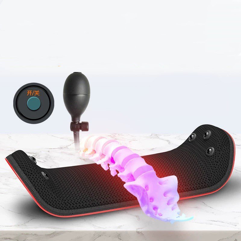 Relaxation Electric Lumbar Traction Device Waist Back Massager Vibration Massage Lumbar Spine Support Waist Relieve Fatigue - Image 4