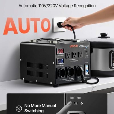 Voltage Converter Transformer 5000VA Step Up/Down 110 To 220V/220 To 110V