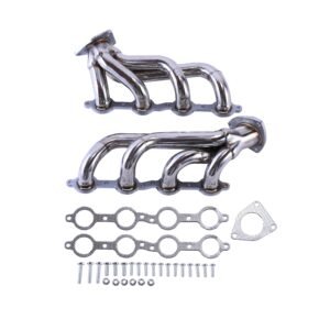 Exhaust Header For 00-01 GMC YUKON 4.8L 5.3L , 99-01 GMC SIERRA 1500 2500 Ban The Sale Of Amazon