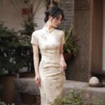 French-style Cheongsam Vintage Chinese-style Dress