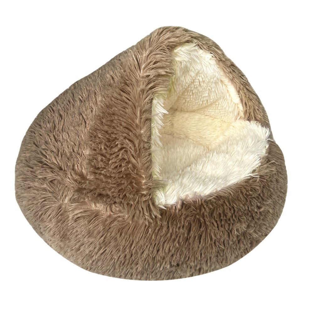Pet Cat Bed Semi Enclosed Dog House - Image 12