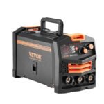 MIG Welder, 130A Synergic Mig Welding Machine, 2-in-1 Gas MIG/Gasless Flux Core MIG Multi-Process Welder Machine, 110V Portable Mig Welder With IGBT Inverter Technology & Digital Display Screen