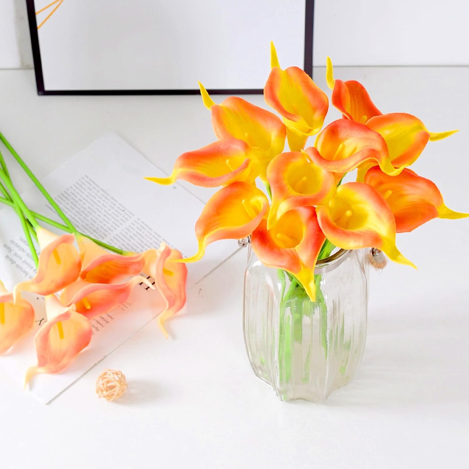 24Pcs Artificial Flowers - Image 4