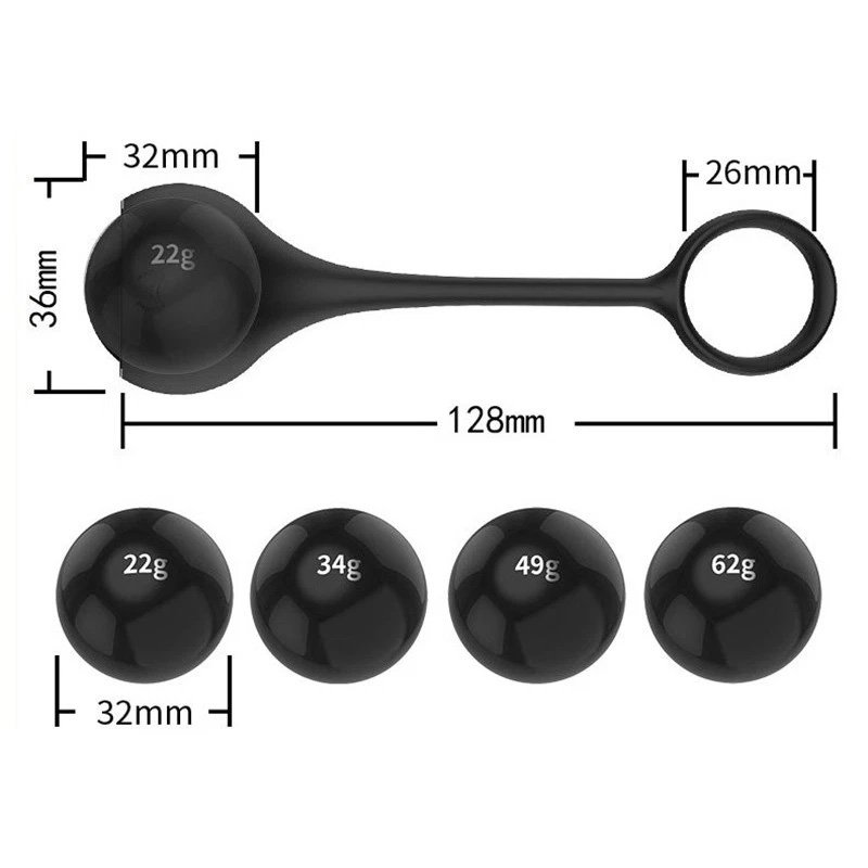 Male Glans Dumbbell Trainer, Dildo Exercise Ball, Dick Muscle Training Ball - Image 3