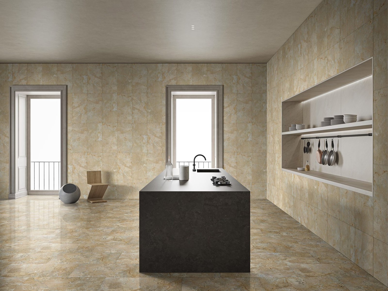 12X24 Inch Gold Yellow Beige Natural Marble, For Floor And Wall, Polished Marble Tile, Natural Stone - Image 15