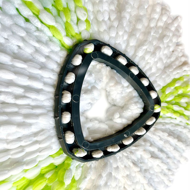 Triangle Plate Revolving Mop Head Fiber Replacement Cotton Waste - Image 21