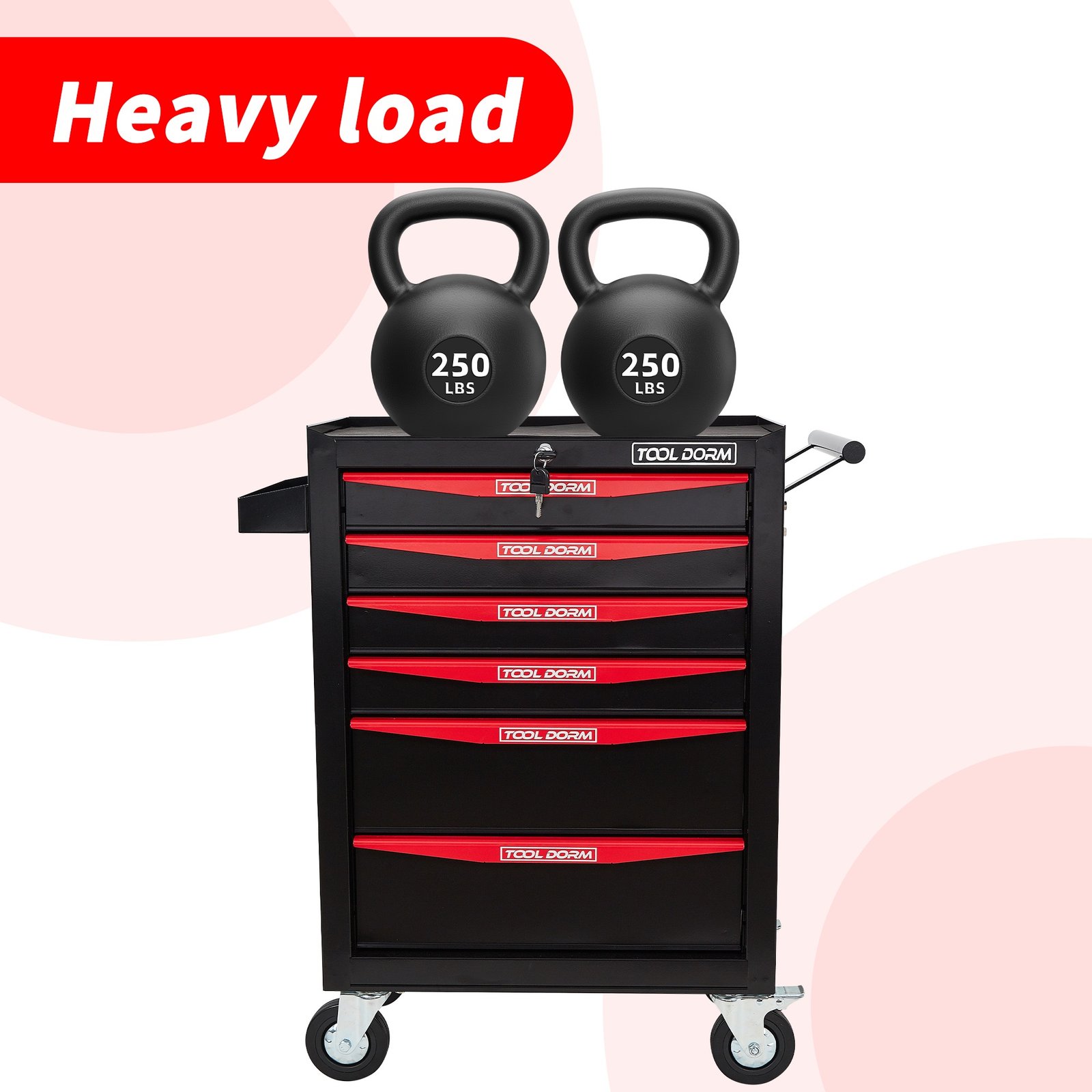 Tool Cabinet 21inch With Wheel And Drawers - Image 18