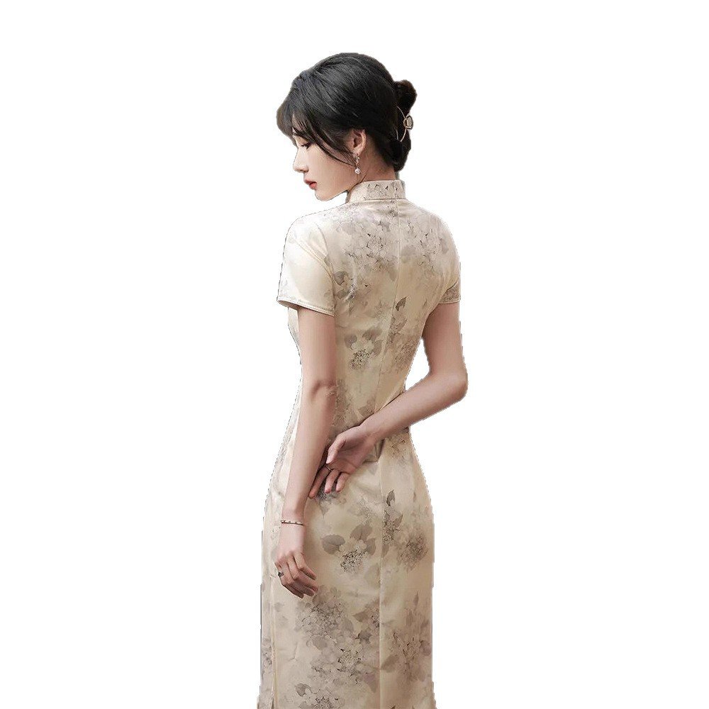 French-style Cheongsam Vintage Chinese-style Dress - Image 5