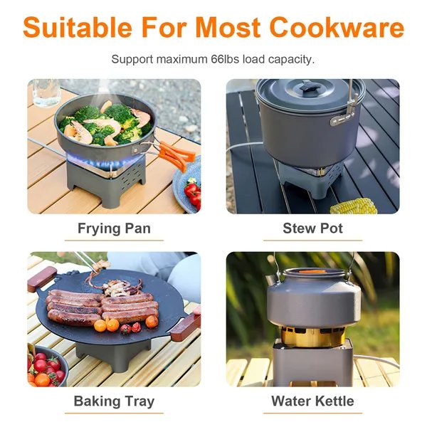 12000W Portable Camping Stove With Cassette Adapter Windproof Outdoor Backpacking Burner With Carrying Case Igniter For Outdoor Hiking Camping Picnic Backpacking - Image 8