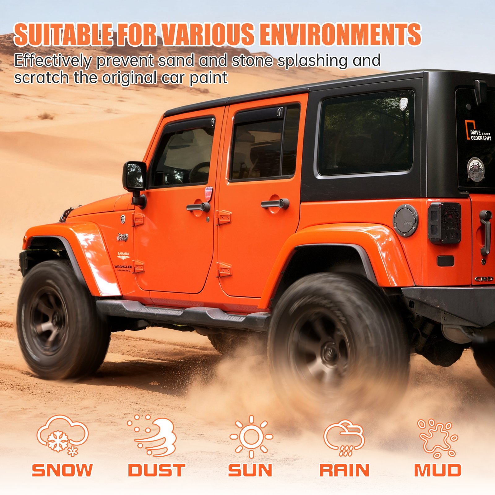 Fender Flares Compatible With 2007-2018 Wrangler - Image 7