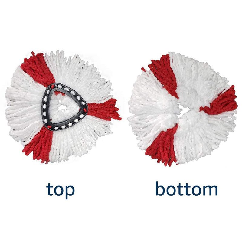 Triangle Plate Revolving Mop Head Fiber Replacement Cotton Waste - Image 16