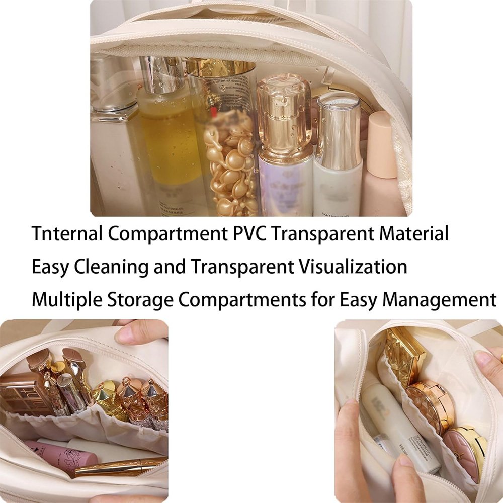 Travel Makeup Bag Set, Waterproof Toiletry Bags For Women & Girls, Multifunctional Cosmetic Organizer, Portable Storage Pouch For Travel & Daily Use - Image 7