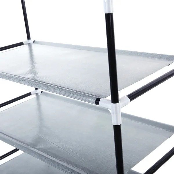 10 Layer 9 Grid Shoe Rack Shelf Storage Closet Organizer Cabinet Multiple Colors - Image 3