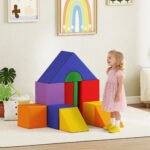 11-Piece Kids Crawl And Climb Activity Play Set For Climbing, Crawling, Sliding, Assorted