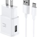 Type C Charger Fast Charging, 2 Pack USB C Android Phone Wall Charger Block And 6ft Charge Cable Cord, For Androids Galaxy S8, S9, S10 Plus Active S10e, S20,S21 Ultra Plus, Note 8 9 10